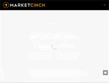 Tablet Screenshot of marketcinch.com